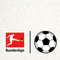 德甲德国足球甲级联赛标志与足球图标